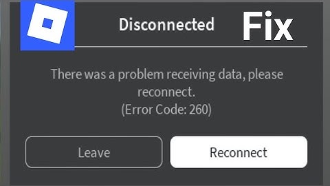 How To Fix Roblox Error Code 260