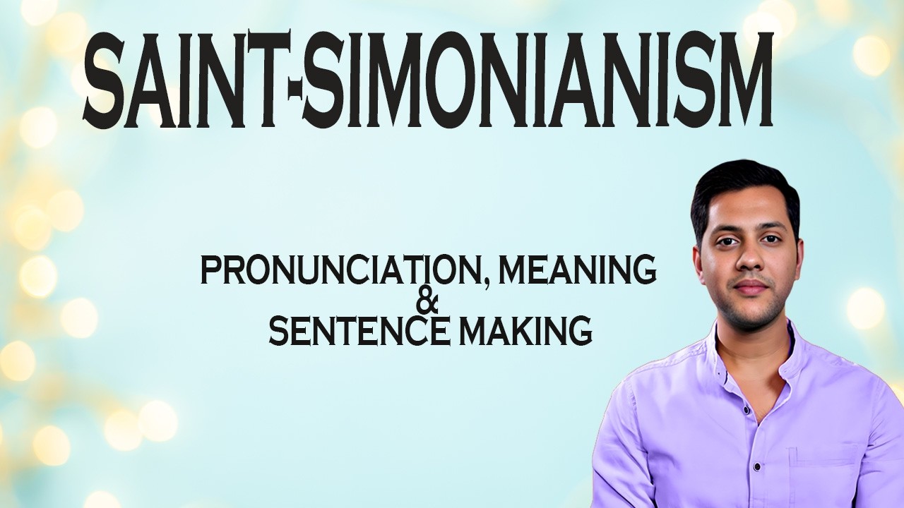 СЕН-СИМОНИАНИЗМ - Значение и произношение слов в аудио- и видеословаре