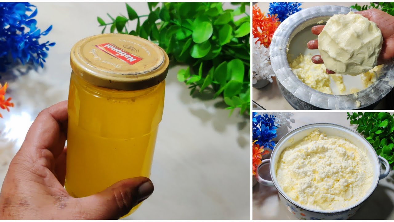 how-to-make-ghee-from-malai-at-home-desi-ghee-recipe-malai-se-desi