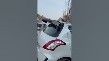 TYPE 2 Swift monster spoiler available #autoheavenkarunagappally #bodykit