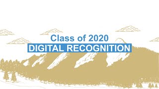 Class of 2020 | Digital Recognition