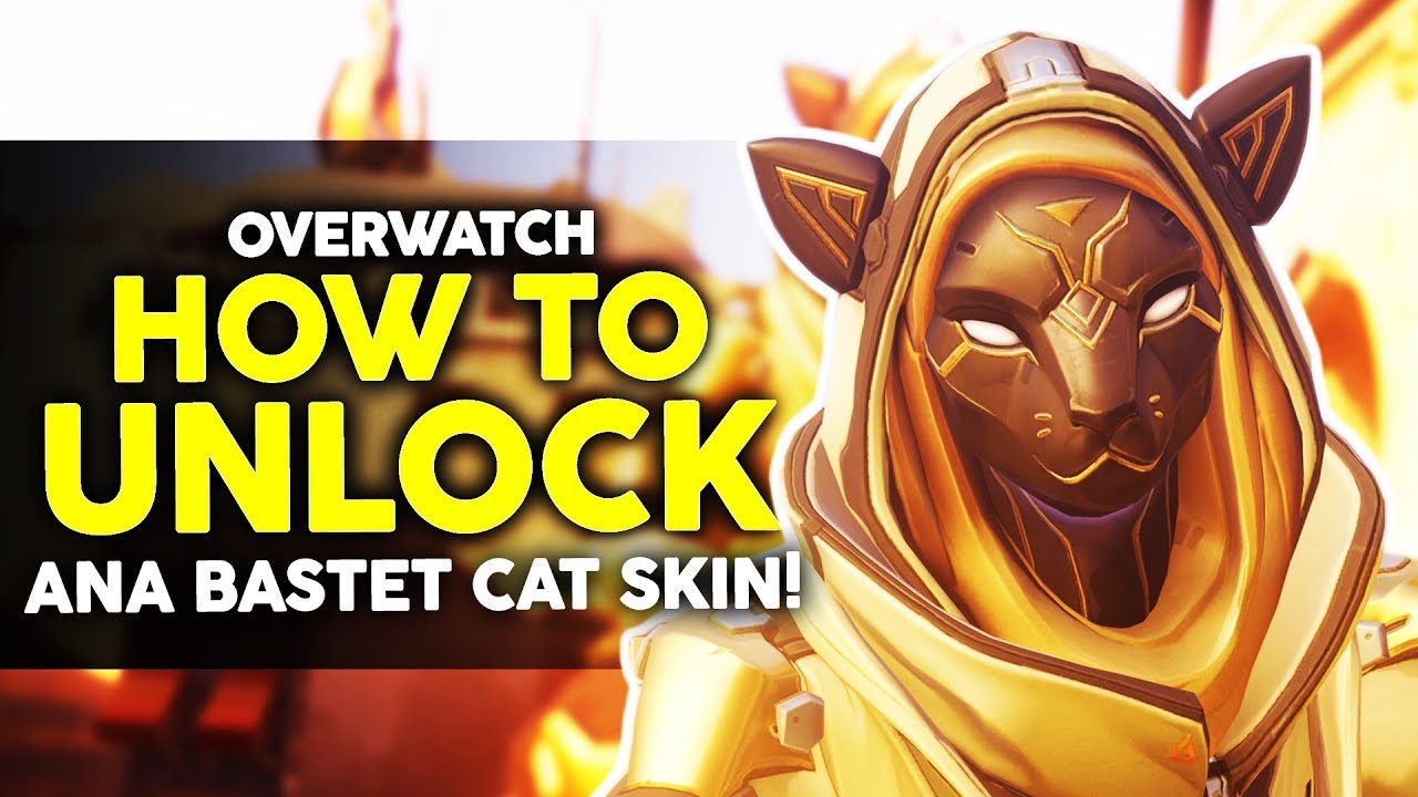 Overwatch How to Unlock Ana Bastet Skin and Items! YouTube