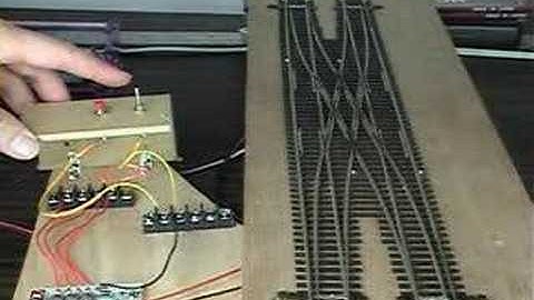 SmartSwitch Slow Motion Turnout install (Double crossover)