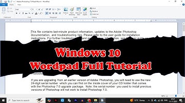Windows 10 WordPad Full Tutorial in Hindi | Complete Guide for Beginners | WordPad Tips & Tricks #4