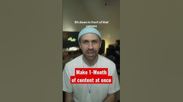 How to make 1-month of content for your business in one day | #shorts #videoproduction