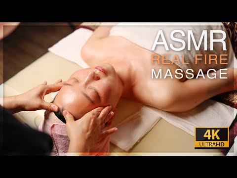 ASMR / 불로 하는 얼굴 마사지 ?! 100% 실화 ~