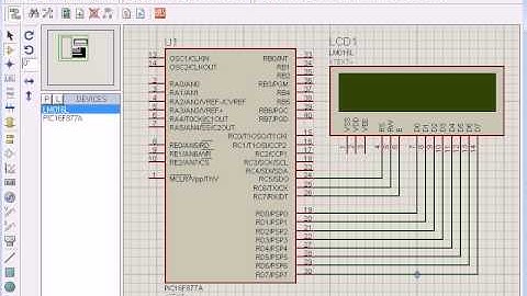 Microcontroladores Microchip PIC16FXXX - Pantalla LCD 2 X 16