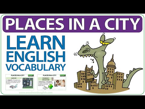 Places in a City - Learn English Vocabulary