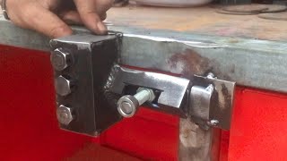 Unique Homemade Door Latches Ver 2 | Instructions for Making Self-Locking Door Latches at Home
