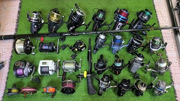 Về Lô Máy Câu Nhật Bản - Size 1000 - 8000 . Máy Câu Ikada, Câu Biển, Câu Lure, Japan - Video 648