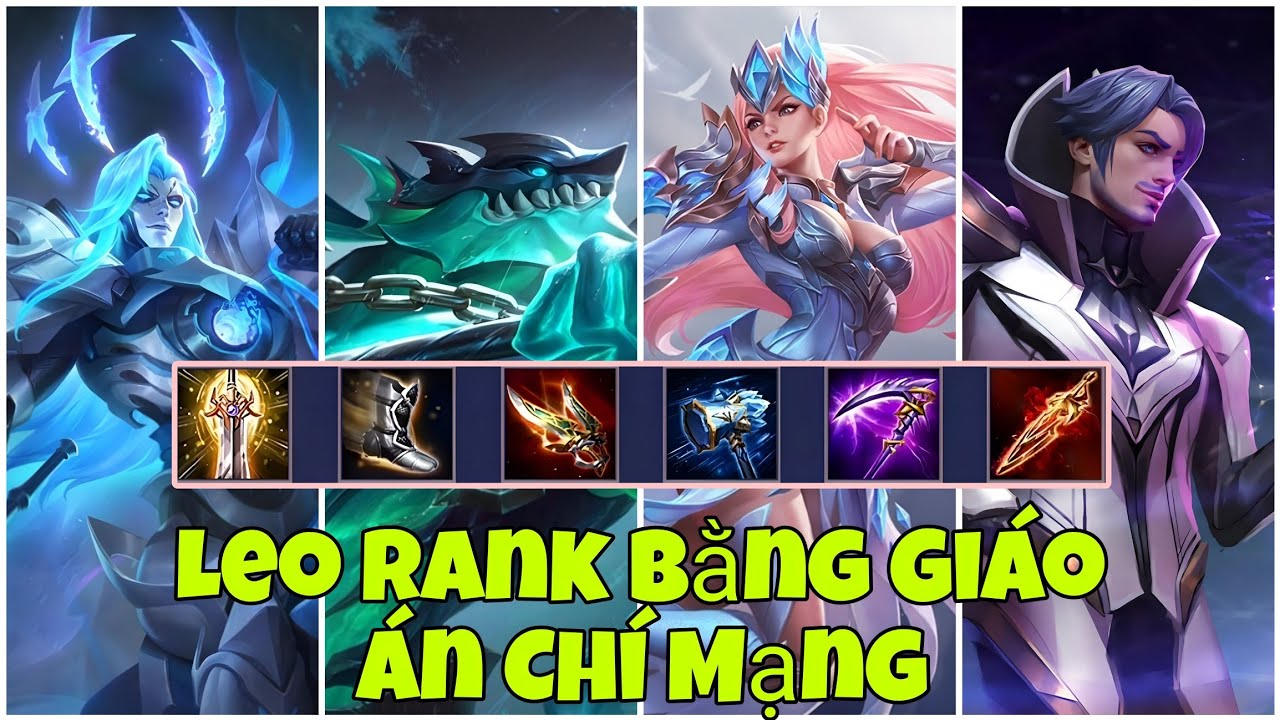 Kary Và Một Ngày Thử Thách Leo Rank Nhưng Chỉ Chơi Giáo Án Chí Mạng Cho Các Tướng Với Dame Cực To