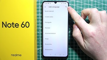 How to Change Interface Language On Realme Note 60