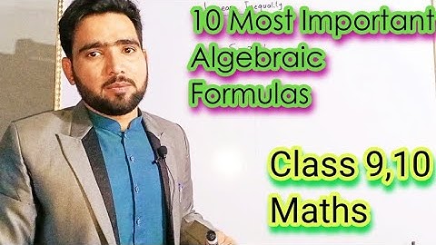 10 Most Important Algebraic Formula