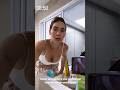 Tomei um banho e vou ali hidratar cabelo fazer a unha do pé #virginia