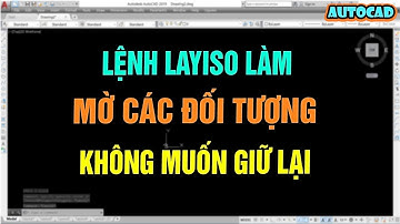 NVT Grab | LỆNH LAYISO LÀM MỜ NHỮNG ĐỐI TƯỢNG KHÔNG MUỐN GIỮ LẠI TRONG AUTOCAD