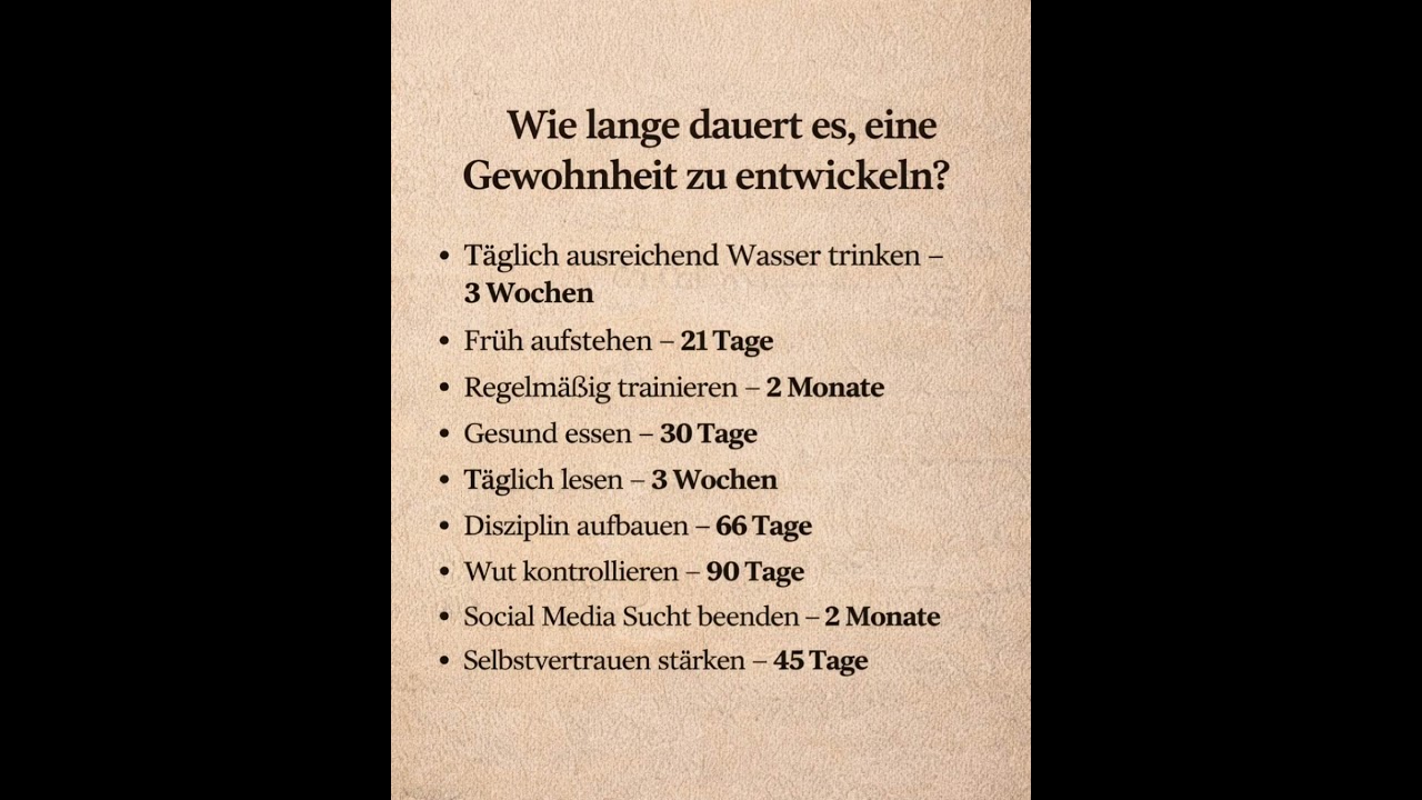 So lange dauert es wirklich, eine Gewohnheit zu ändern 