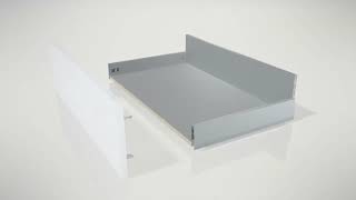 Assembly of Blum MERIVOBOX modular with gallery