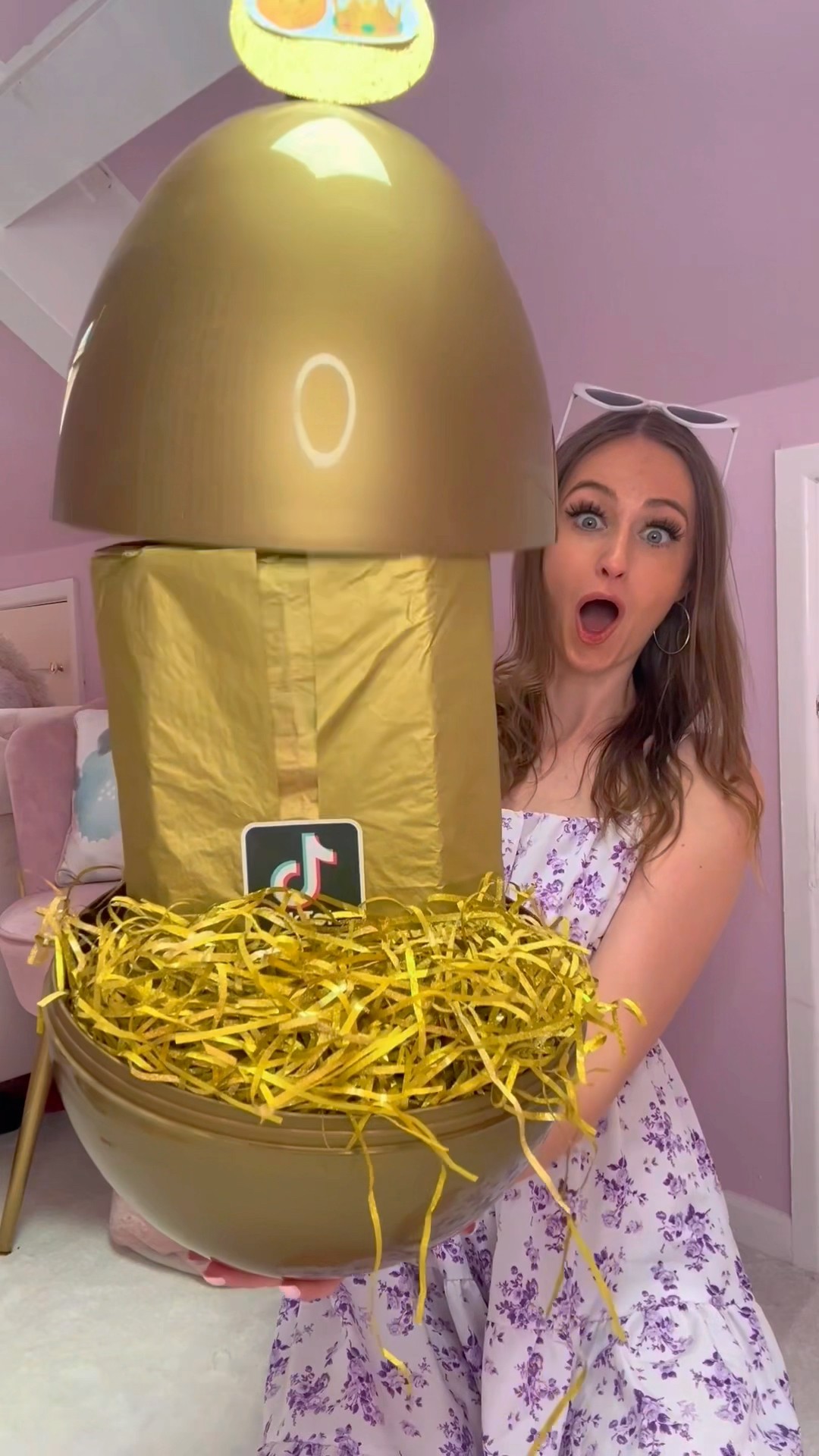 [ASMR] *WORLDS BIGGEST* Rainbow Mystery Eggs - ULTIMATE GOLDEN EGG!!?? #Shorts