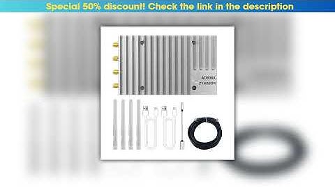 Limited HamGeek ADI Pluto+ 70Mhz-6Ghz SDR Software Defined Radio AD9363 for Libiio iioscope SDRshar