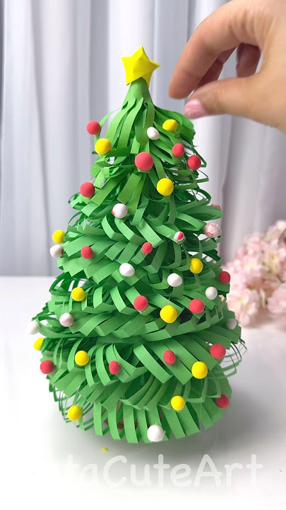 DIY paper Christmas tree 🎄
