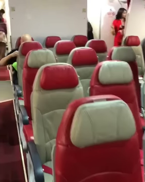 Inside Air Asia Flight to Bali