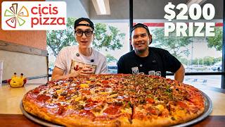 CAN WE WIN $200 (maybe more) TAKING ON THE PIEZILLA PIZZA CHALLENGE!!! screenshot 4