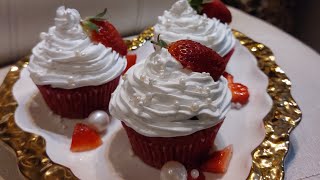 Red velvet cupcakes recipe/soft and moist red velvet cupcakes/red velvet cake recipe #cakerecipe