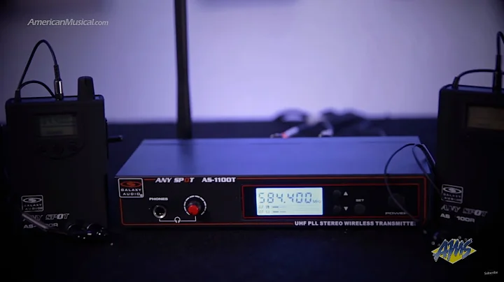 Galaxy Audio AS-1100-4 Band Pack Wireless In Ear Monitor System - Galaxy Audio AS-1100-4