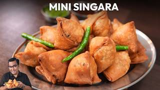 How To Make Mini Singara Crispy Bengali-Style Bite-Sized Samosa Chef Ajay Chopra