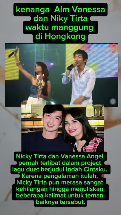 KENANGAN ALMARHUM VANESSA ANGEL DAN NICKY TIRTA #shortvideo #vannesaangel #nickytirta