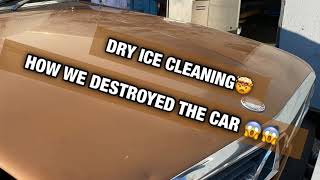 DRY ICE CLEANING ENTIRE CAR Mercedes 450SL BIG TRANSFORMATION