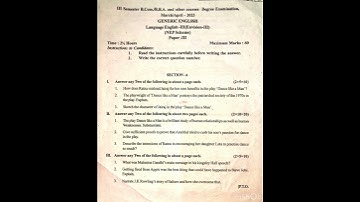 Generic English - 2023 (B.com & BBA) 3rd Semester