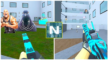 Nextbots Sandbox in Backrooms Shooter Gameplay 202 ,Sandbox Android Games  ios Walkthrough Simulator