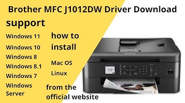 Brother  MFC J1012DW Driver Download and Setup Windows 11 Windows 10,Mac 13, Mac 12, Mac 11