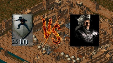 Can 10 Assassins Take Down a Powerful Wolf-Stronghold Crusader Definitive Edition