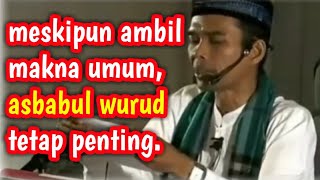 Hukum mengambil hadis tanpa asbabul wurud | Ustad Abdul Somad, Lc, MA