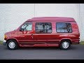 1997 Ford E-150 Universal Hightop Conversion Van Red