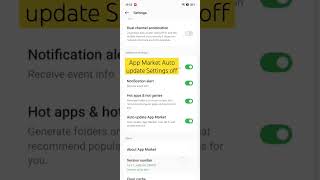 App market auto update off settings | hot games & app #realme11proplus #viral screenshot 5