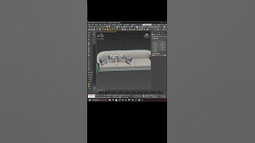 How to convert sofa 2seater to 3seater symmetry modifier  #shorts #trending #tutorial  #3dsmax