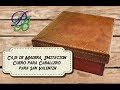 Que regalarle a un CABALLERO?, Caja de Madera, Imitación Cuero