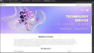 ByteZen Careers Website | Flask Job Application Tracker (Python + HTML + SQLite)