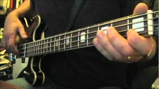 Video thumbnail of "Waterloo Sunset The Kinks Bass cover"