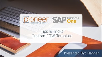 Custom DTW Templates