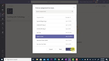 Teams Assignment - Re Use an Existing Assignment from Another Team