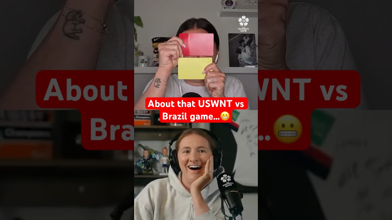 What happened last night π΅βπ« #uswnt #brazil