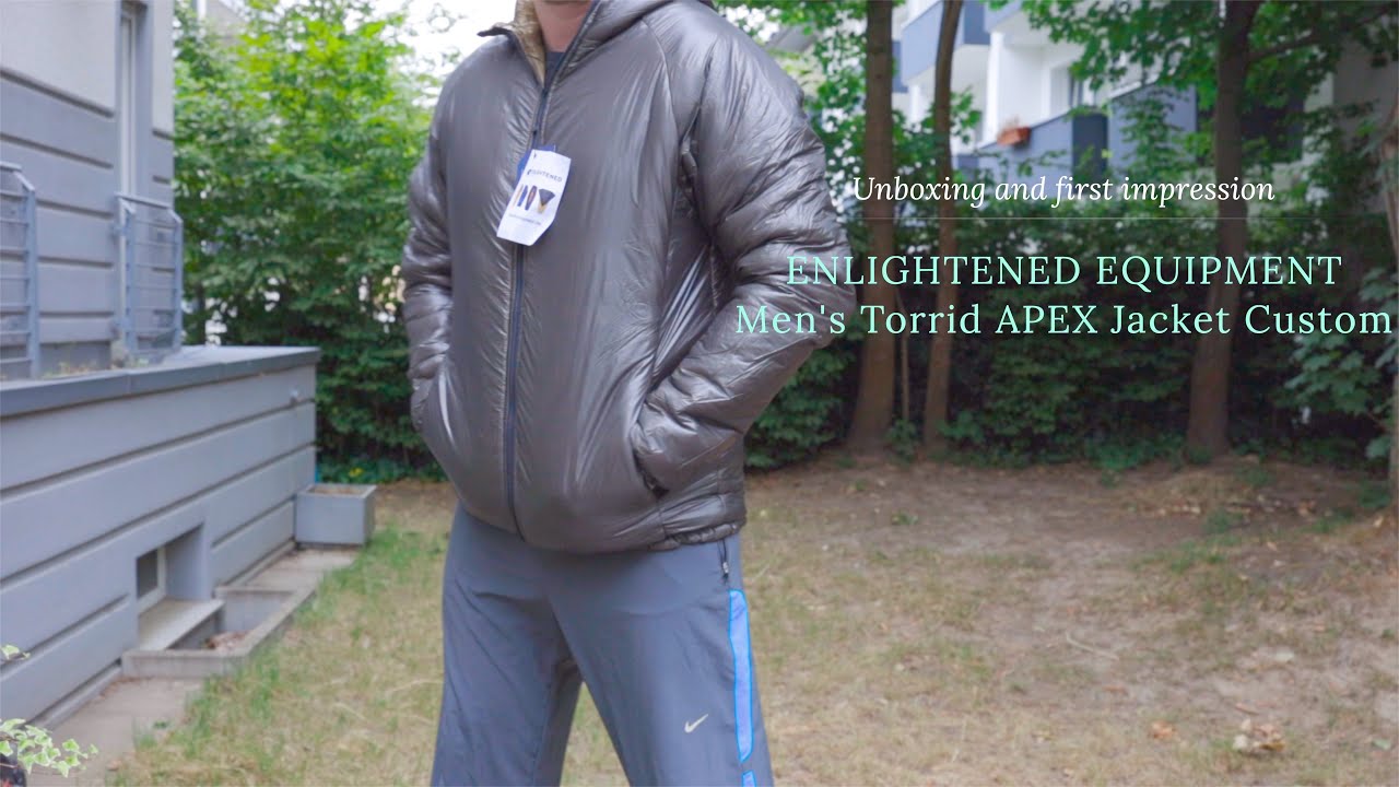 Enlightened Equipment Men's Torrid APEX Jacket  First impression