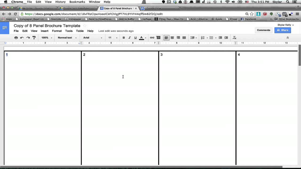 How to Make a Brochure Using Google Docs : Using Firefox & Google