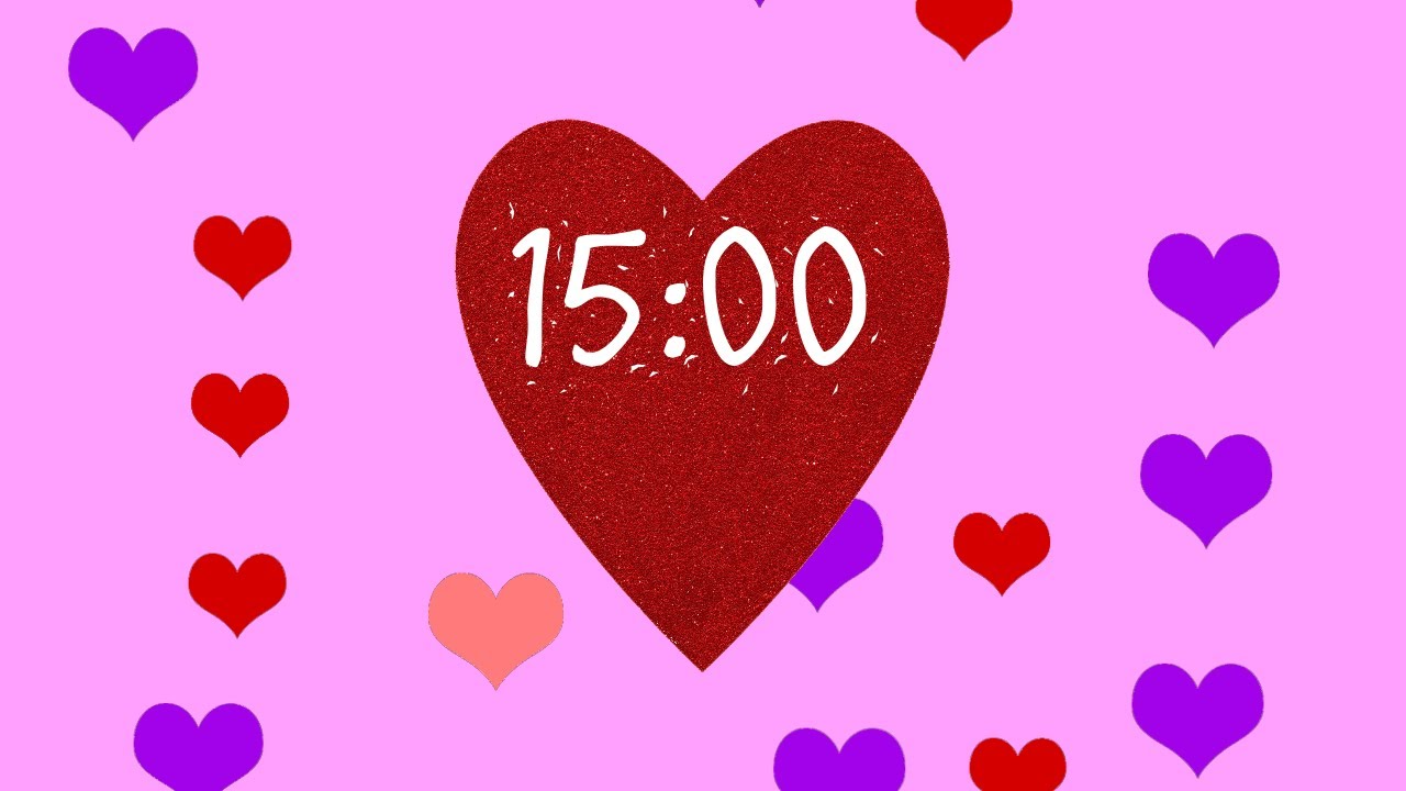 15 Minutes Heart Timer with Music YouTube