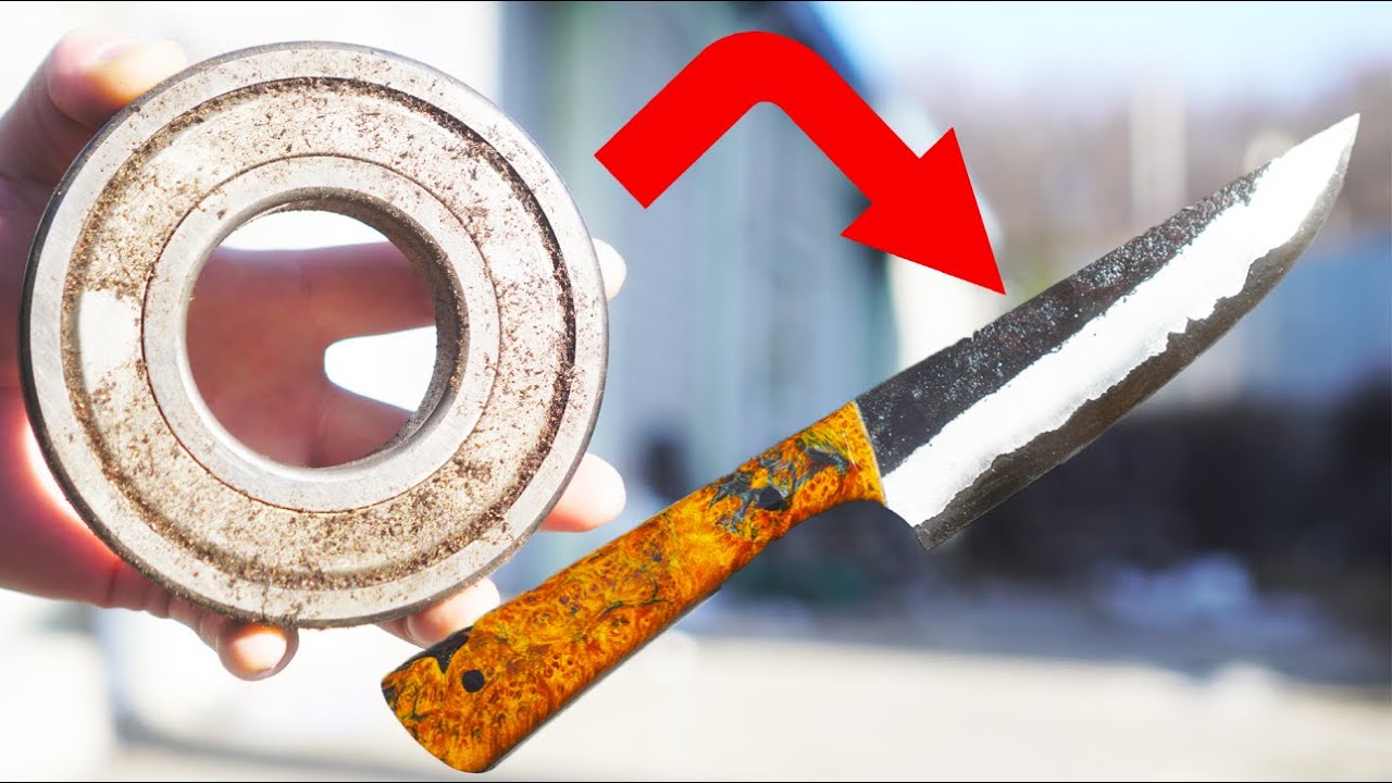 Как сделать горные ножи подшипниками