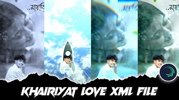 KHAIRIYAT PUCHO XML || NEW TRENDING LOVE XML FILE || BY AMIT CREATION 💞